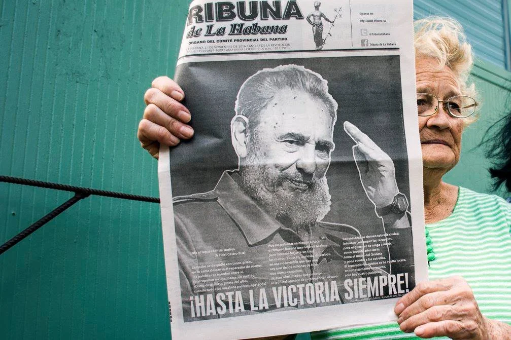 הוואנה, ביום בו פידל קסטרו מת