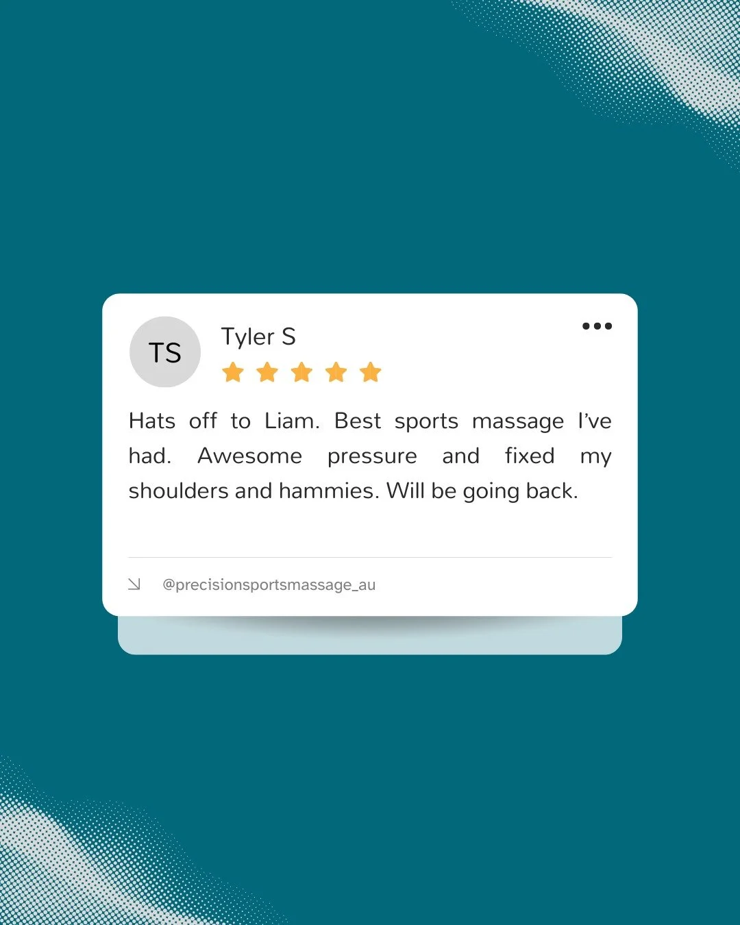 Big thanks to Tyler! 👊🏻

📍Find me at @sysportsmassage every Monday (AM only), Wednesday, Friday (PM only) &amp; Saturday by appointment only.

🔗 Book now via link in bio.

#sportsmassage #sportsmassagetherapist #melbourne