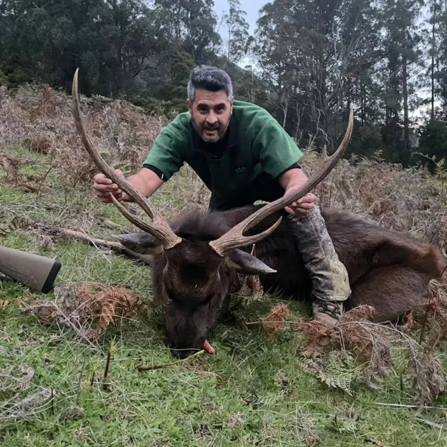 Trent getting the job done on this big boy