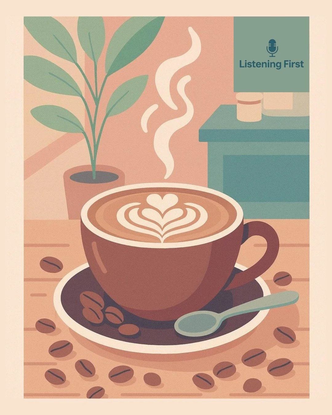 What&rsquo;s been filling your cup this week? ☕✨

For us&hellip; it&rsquo;s YOU.
We&rsquo;re absolutely buzzing to see the Listening First community growing &mdash; not just here in the UK, but all around the world. 🌍💛

Hello to our listeners tunin