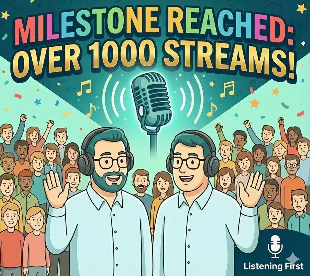 We&rsquo;re absolutely buzzing to share another milestone with you all 🎧✨

In the last few days, we have surpassed 1,000 podcast streams across all platforms! Honestly, we&rsquo;re so thrilled (and grateful) to see our community growing and to have 