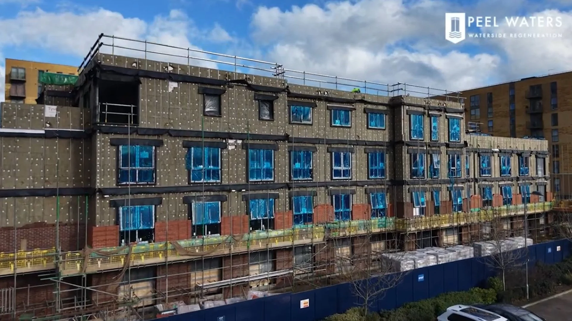 Topping out ceremony at Chatham Waters care home (Video)