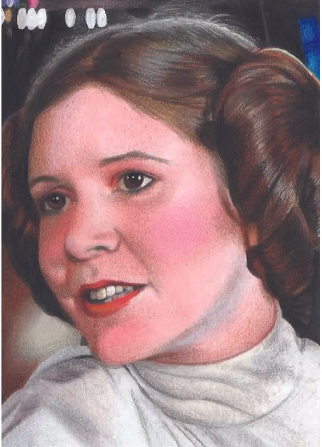Leia Sketch Card