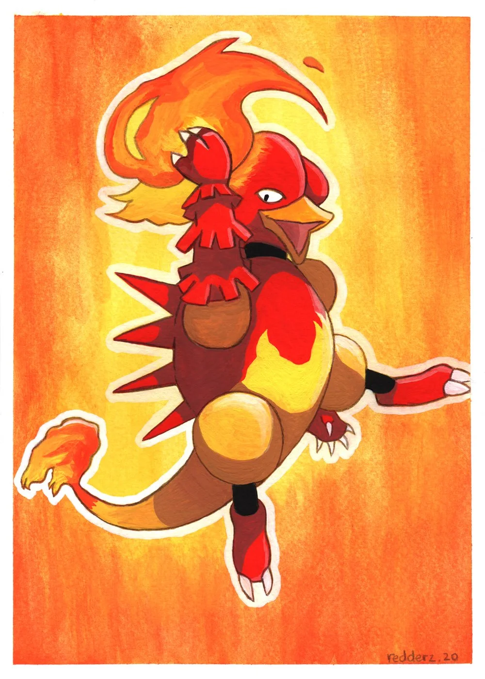Magmar - Traditional Art