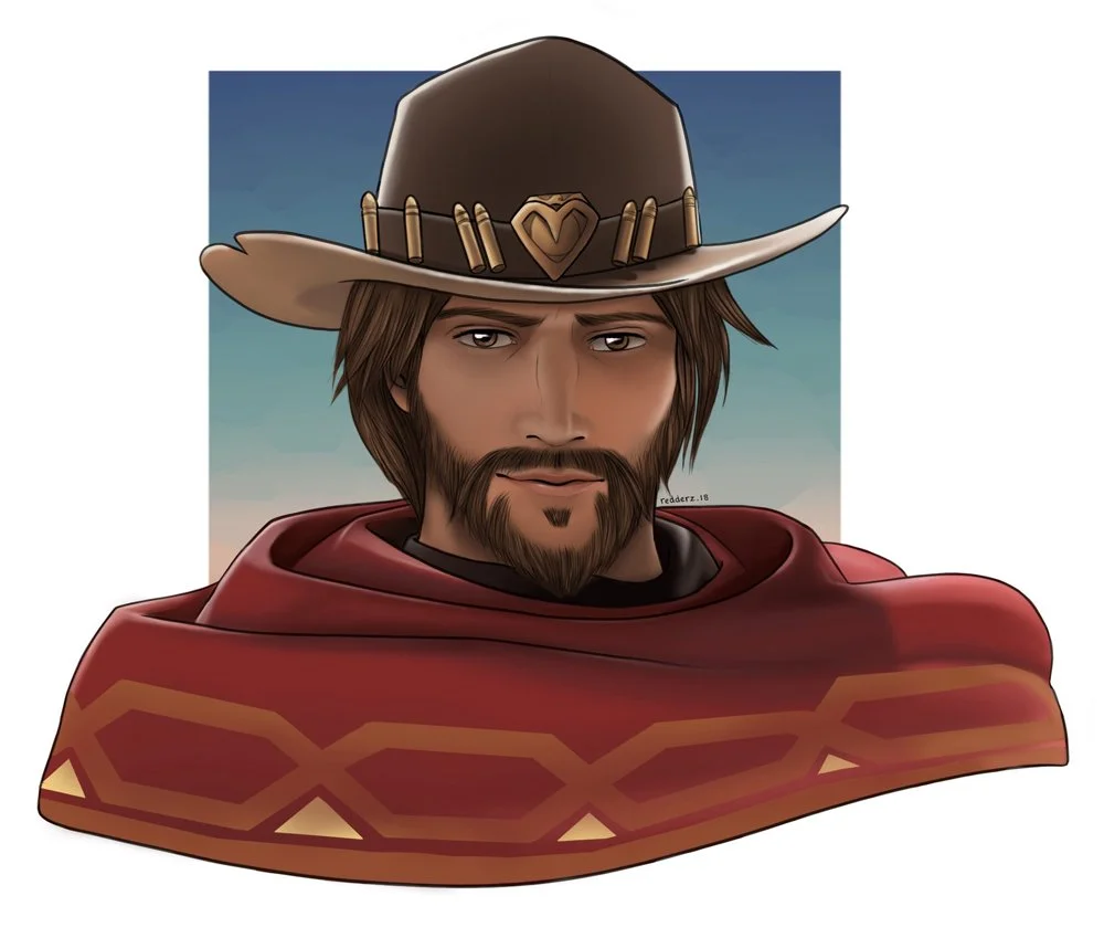 Cole Cassidy (Overwatch) - Digital Art