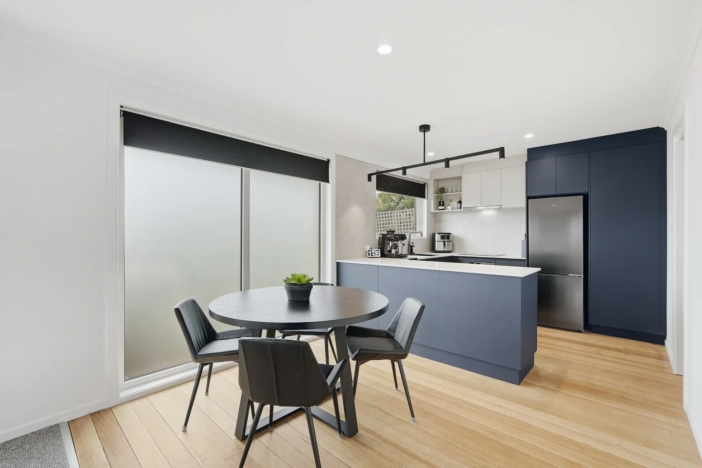 Hill St. 🔥

Bringing this kitchen space to life.

We opened up the layout by removing dividing walls, pulling up overlay flooring and vinyl in the kitchen/dining to expose and restore the original timber floorboards. New joinery was installed throug