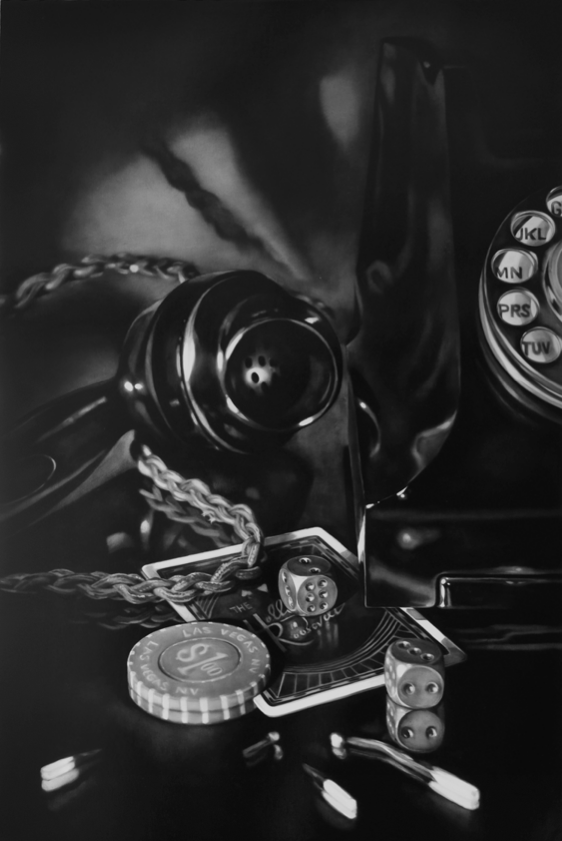Dial 'N' for Night oil on board 60cm x 90cm 3500£.png