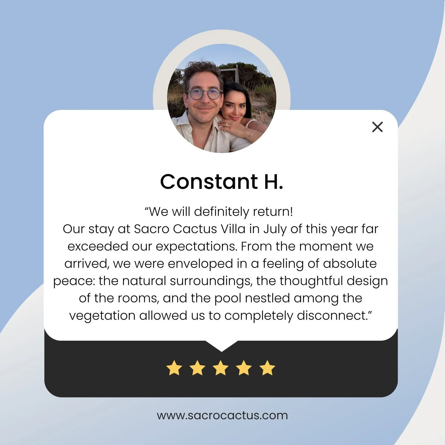 Read our full review on our brand new website: www.sacrocactus.com! Thanks @constanthouard and @ale.ceballos5 it was a pleasure to have you with us and supporting you with your beautiful engagement! 💕