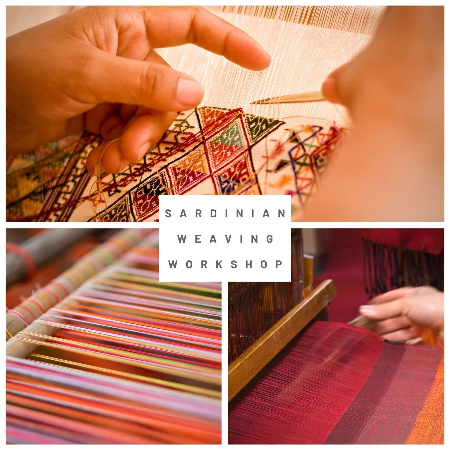 Learn traditional Sardinian weaving: craft textiles that become heirlooms.

This workshop teaches you techniques passed down through generations to create what are now considered precious rugs, textiles, pillow cases, and curtains. Each pattern carri