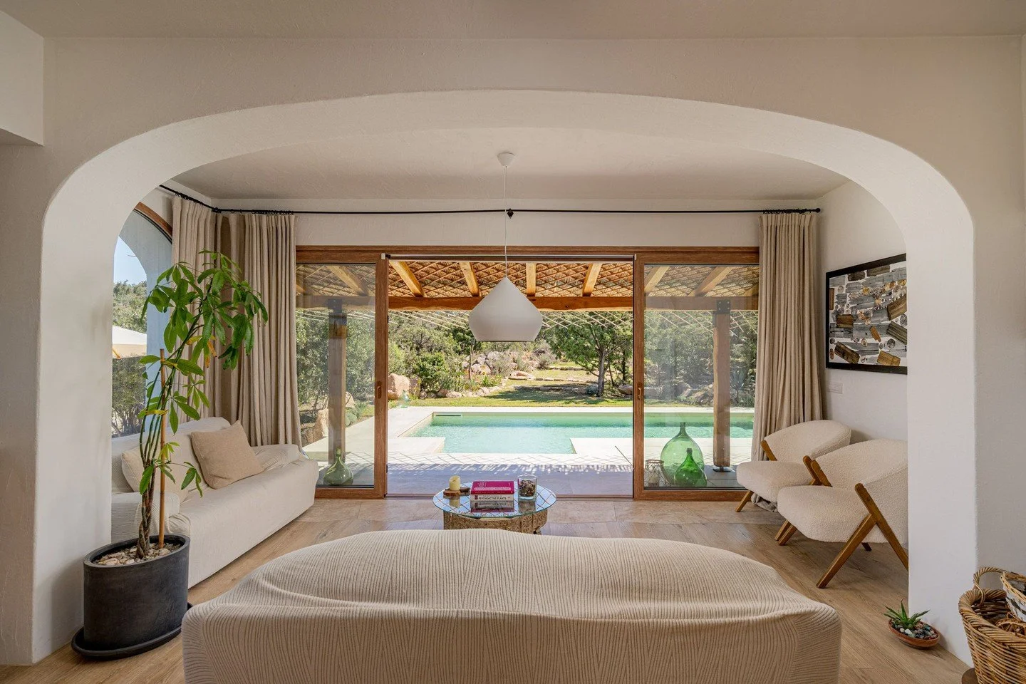A slower morning starts here ✨

Coffee on the glass table. Doors open to the pool and the garden beyond. 

This is the rhythm at Sacro Cactus, quiet, sunlit, and made for unhurried days in northern Sardinia.

If you are planning a restorative stay, d