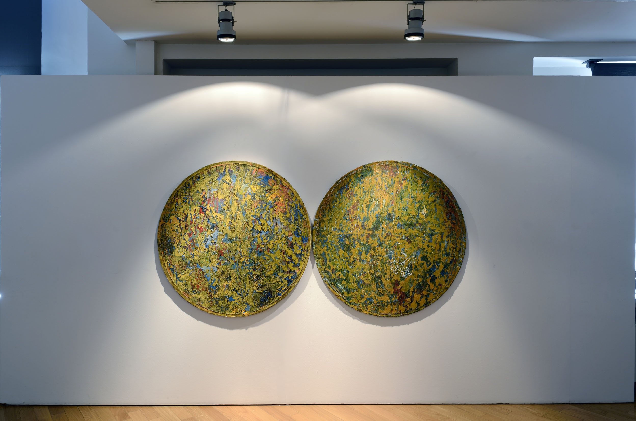 Prima dei geografi, 2012 108x95 cm, tecnica mista su stoffa