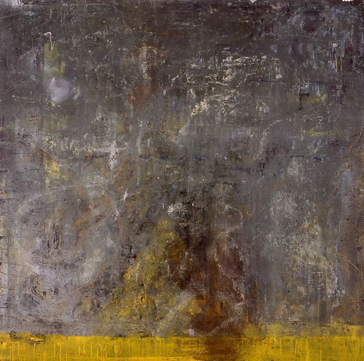 senza titolo – tecnica mista su tavola, 180x175 1995