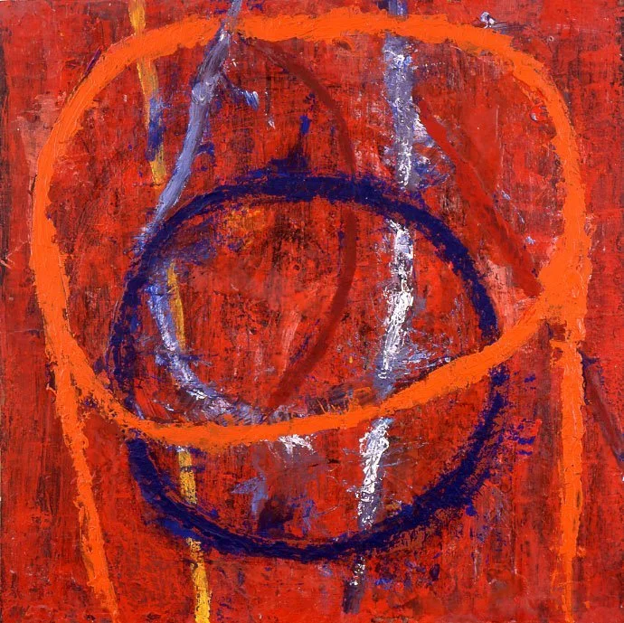 senza titolo, tecnica mista,  100x100 1997