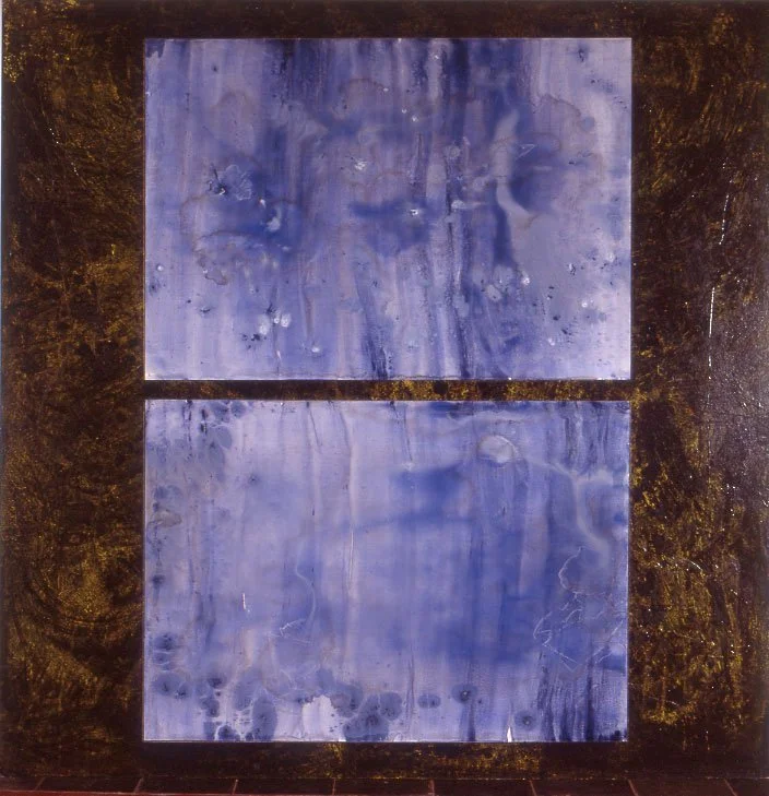 senza titolo – tecnica mista su tavola, 150x150 1994