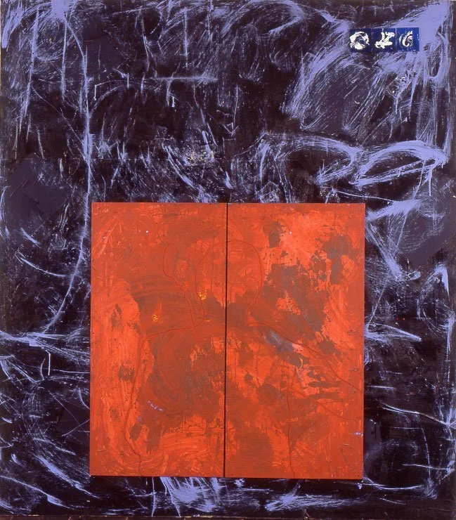senza titolo – tecnica mista su tavola, 160x180 1996