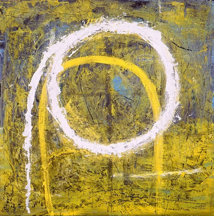 senza titolo, tecnica mista,  100x100 1997