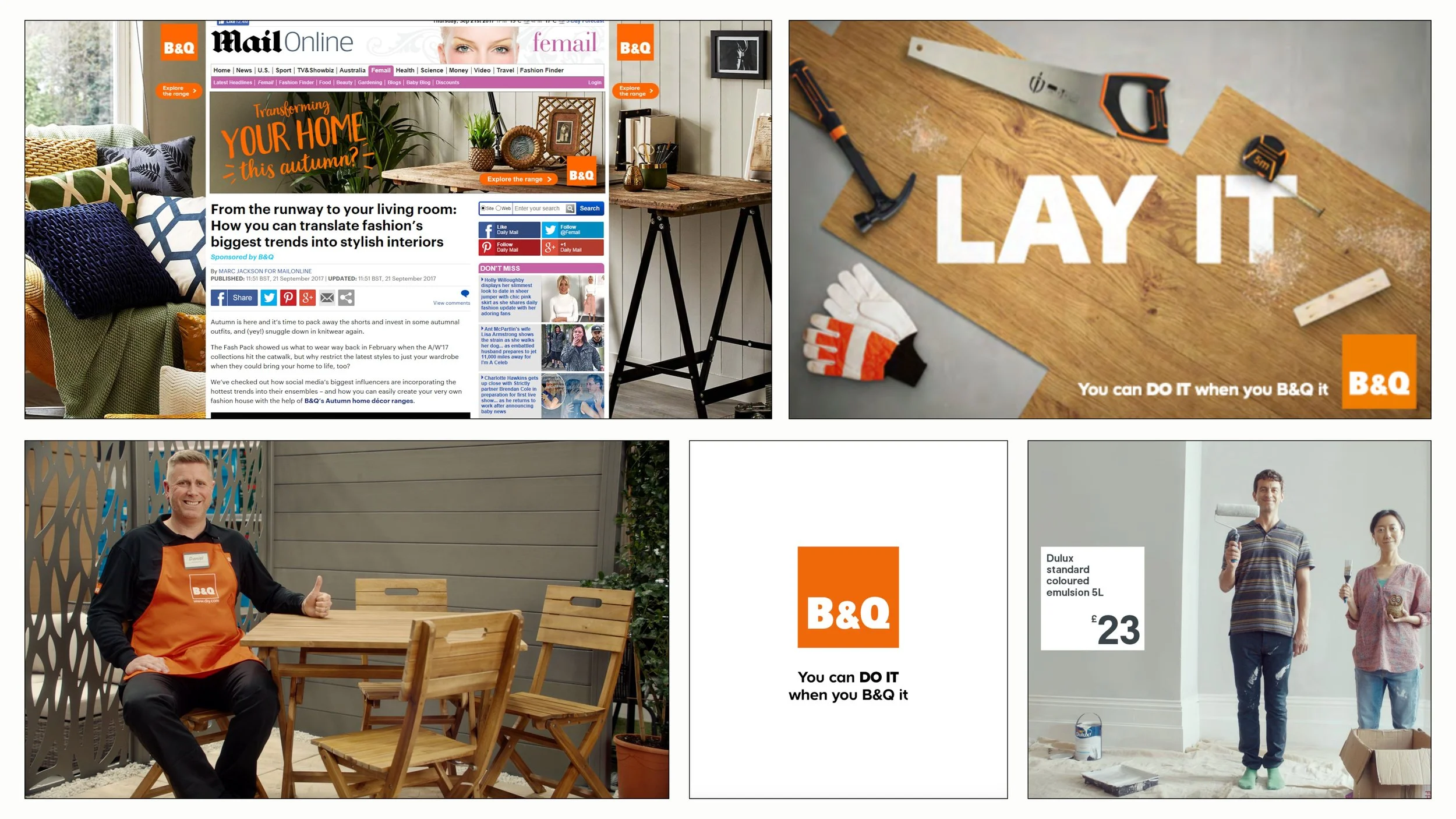 B&Q: ATL Campaign