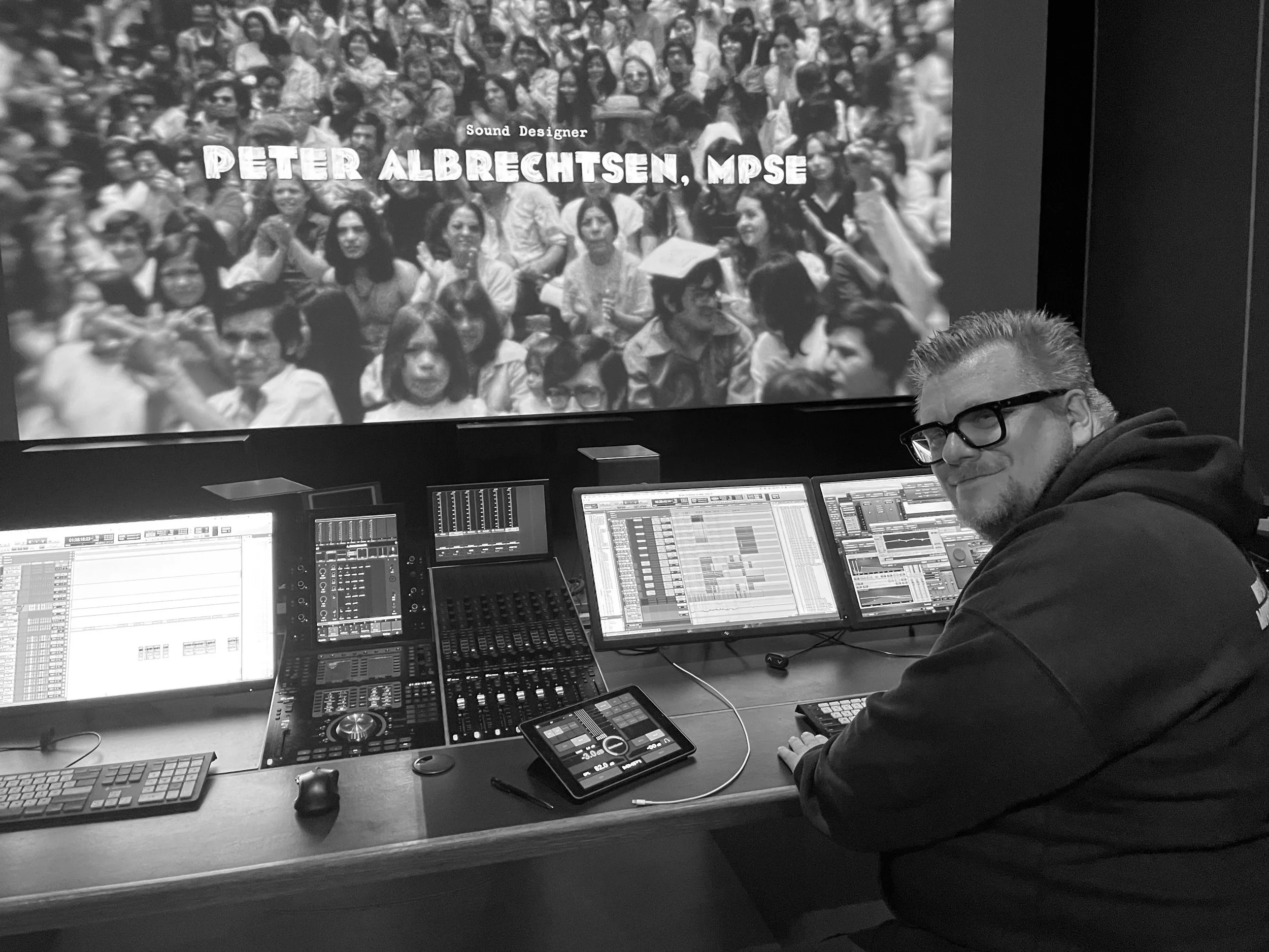 Peter Albrechtsen, sound designer and re-recording mixer