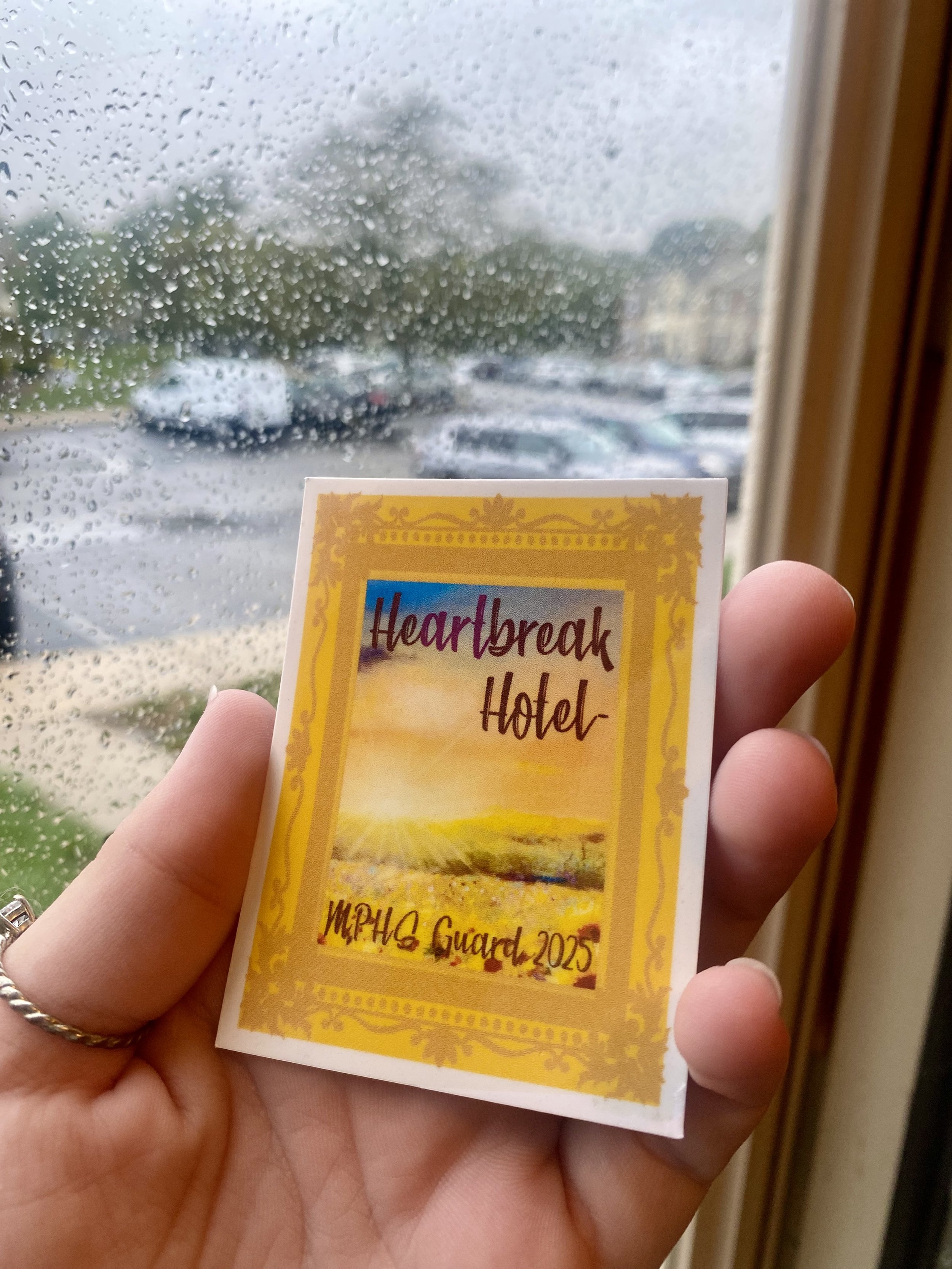  Heartbreak Hotel, with a rainy window 