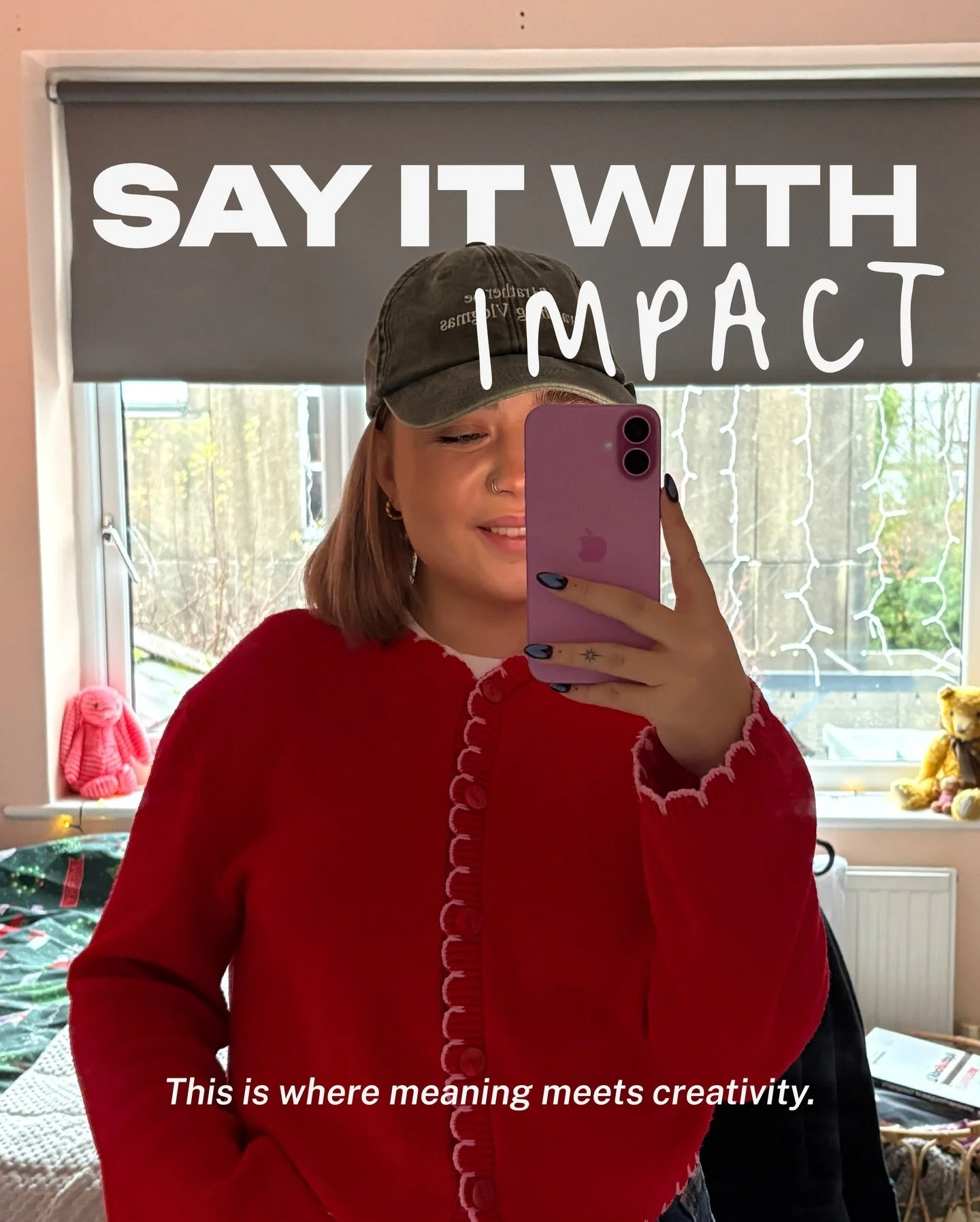 been thinking a lot about impact &amp; intention through my work, so naturally whacked it in a carousel. take what you need x