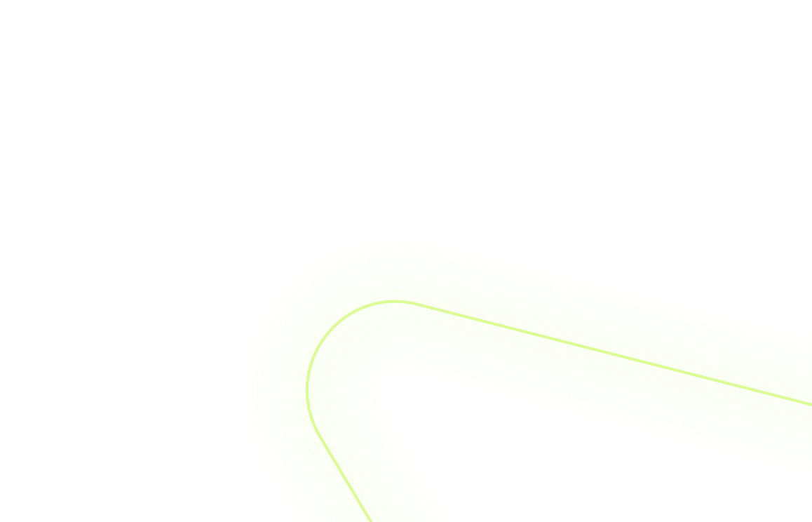 A glowing green arrow points to the right, with a curved tail and straight shaft, against a black background.