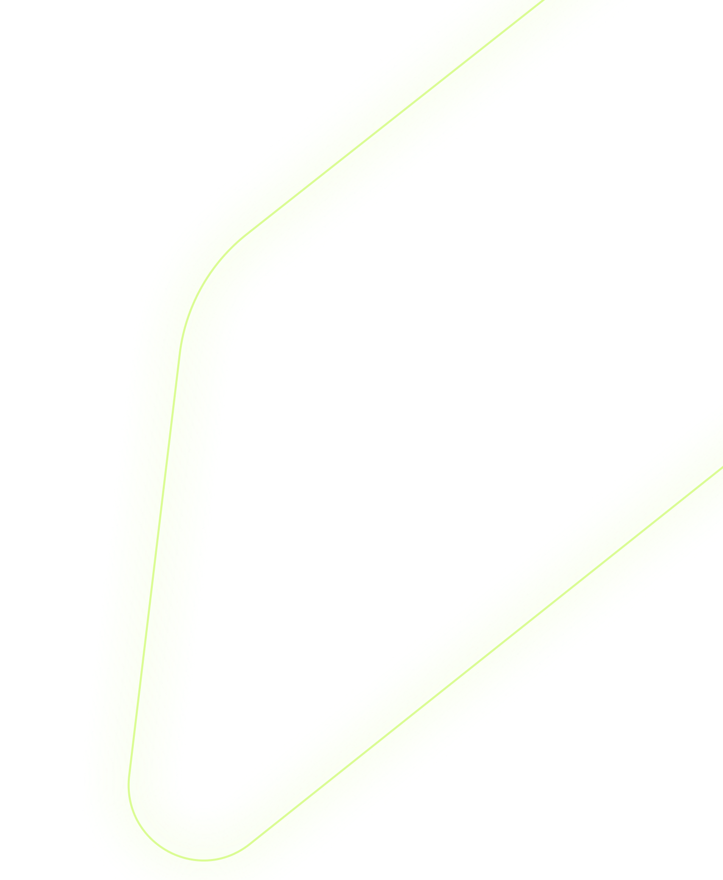 Light green paperclip icon on a transparent background.