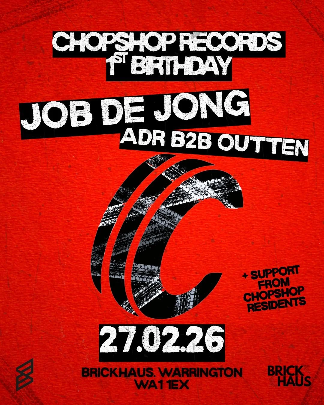 Chop shop records presents: job de jong, adr b2b outten
