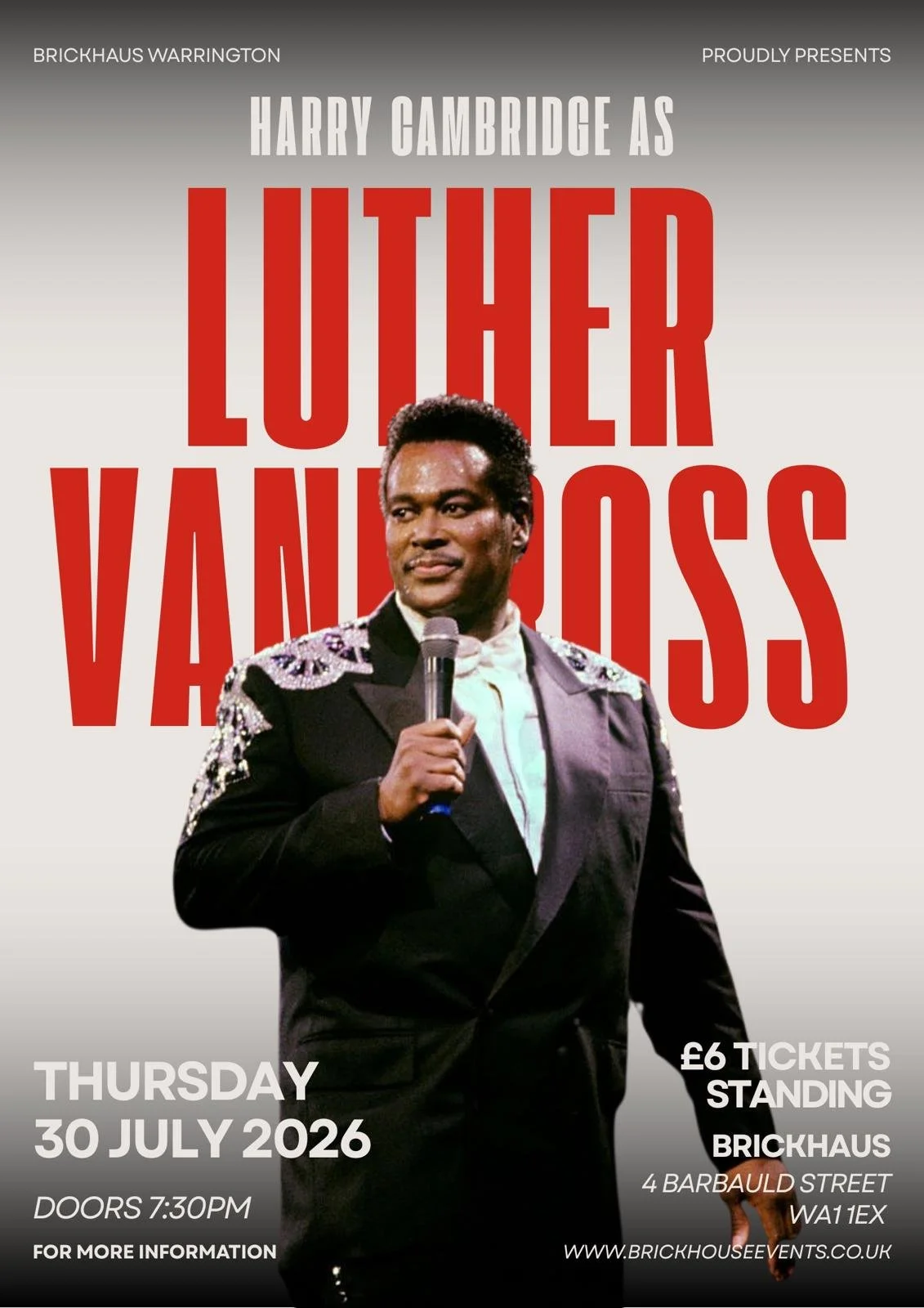 An Evening With Luther Vandross - Harry Cambridge