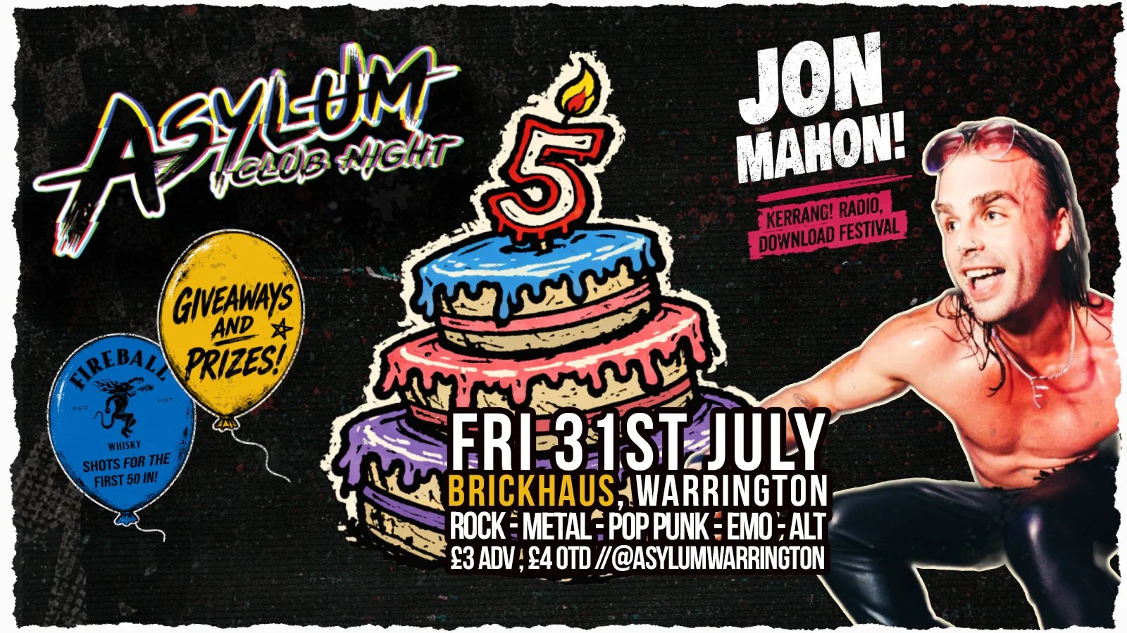 Asylum's 5th Birthday Bash!