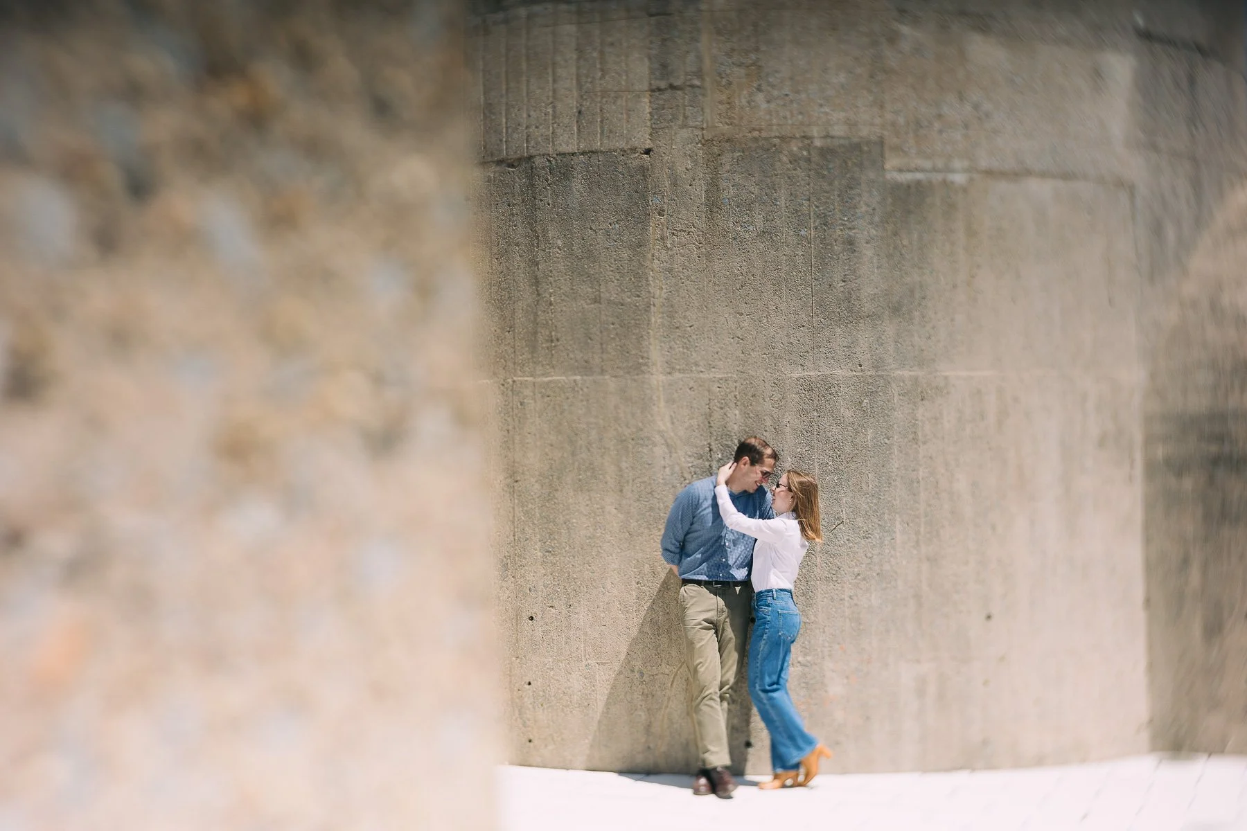 City chic D.C. engagement session