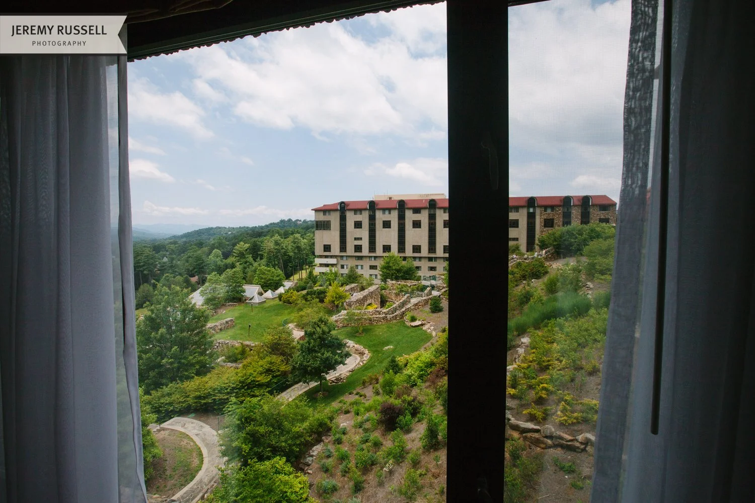 View from room at Grove Park Inn