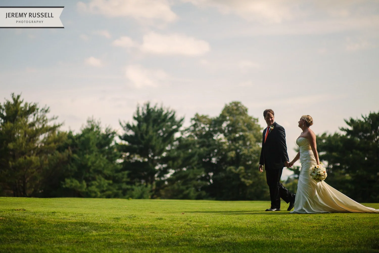 Post wedding stroll at Grove Park Inn