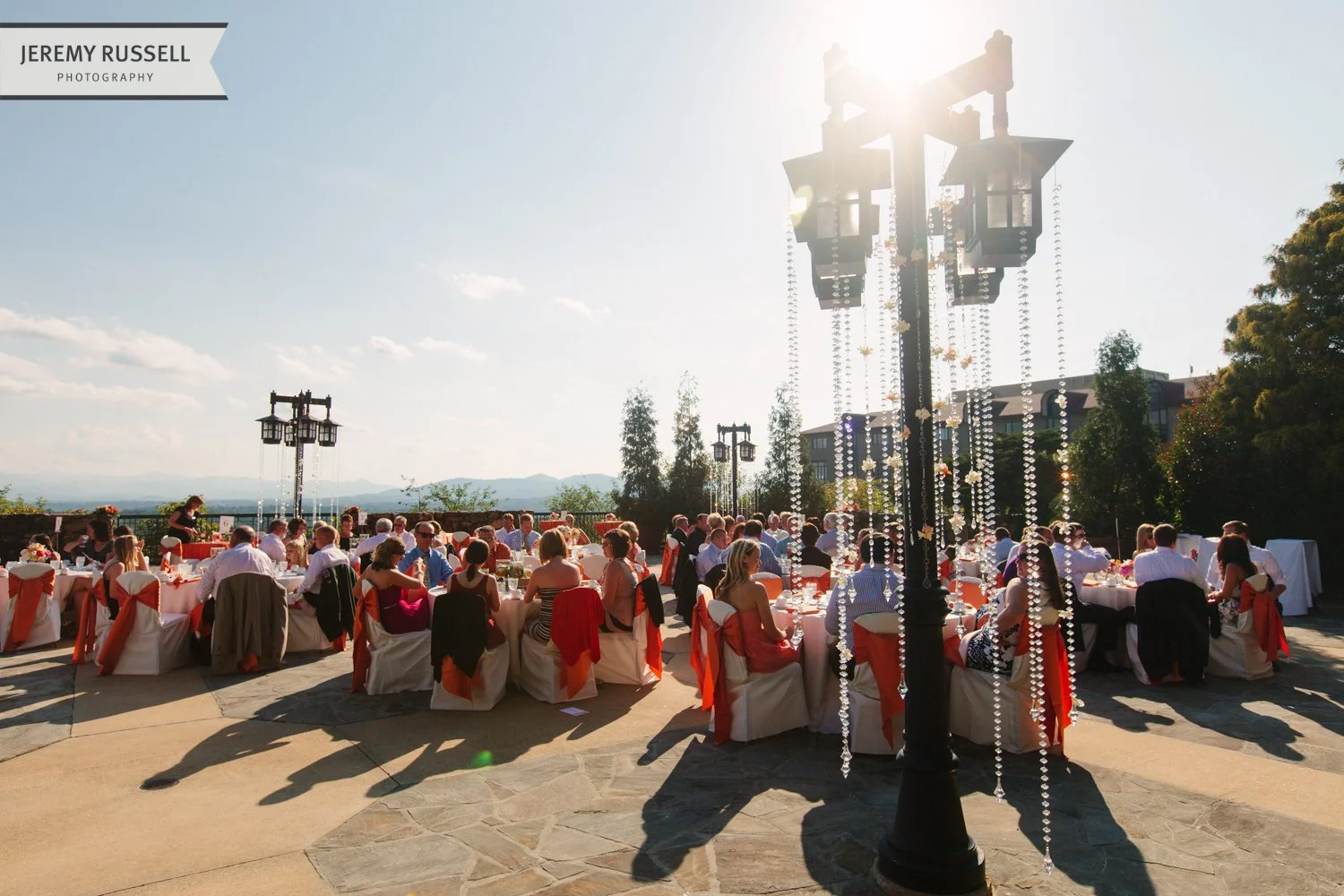 Wedding reception in Asheville, North Carolina