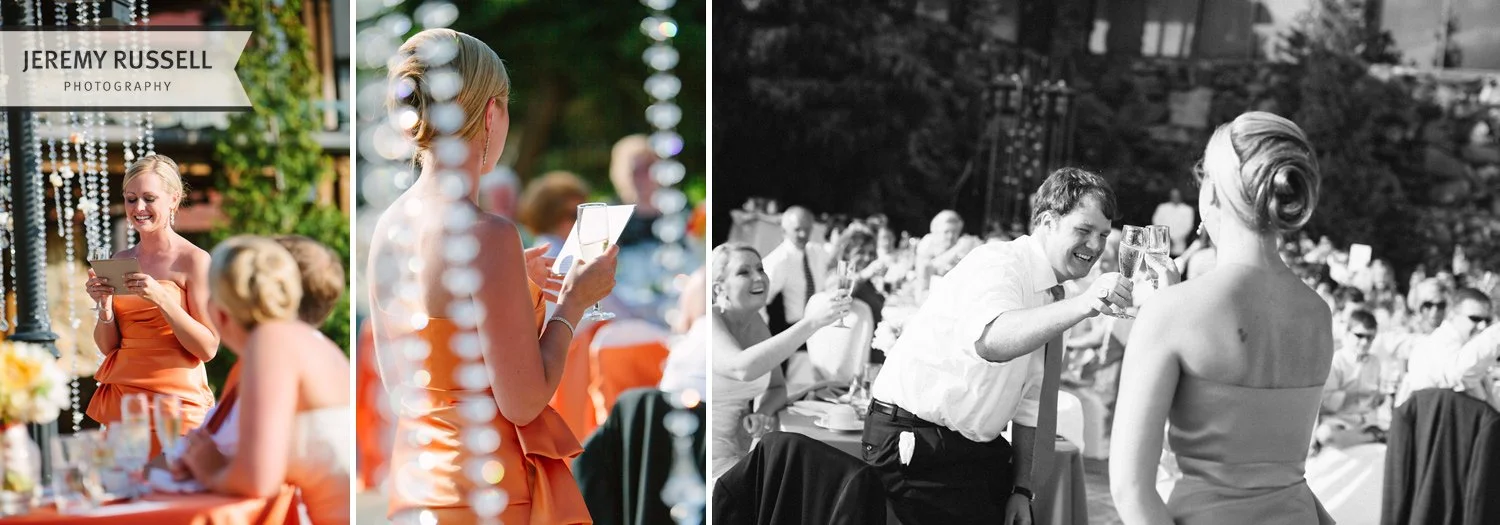 Reception toast