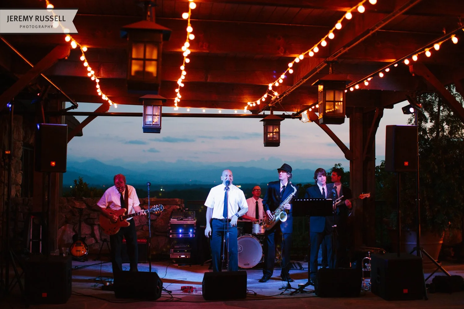 The Business band at Grove Park Inn wedding