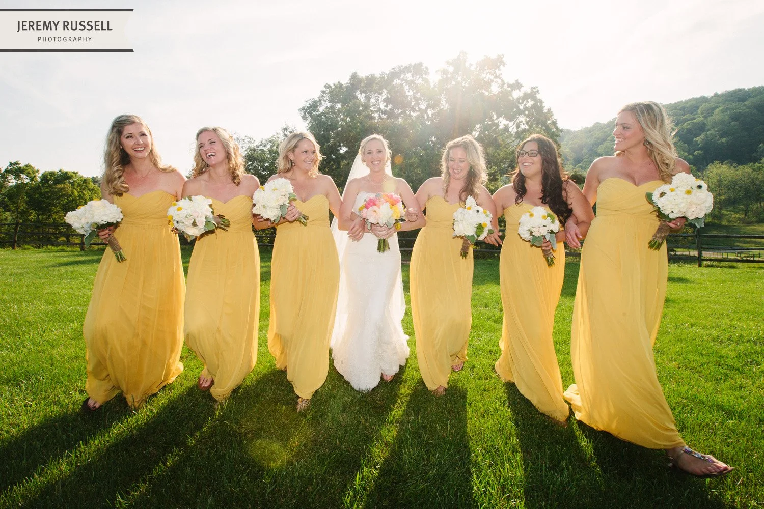 Bridesmaids at Claxton Farm​