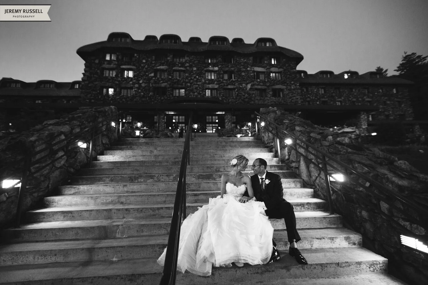 Grove Park Inn Wedding Portrait