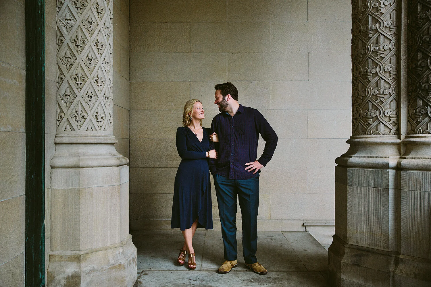 Rained Out Biltmore Estate Engagement Session / Sneak