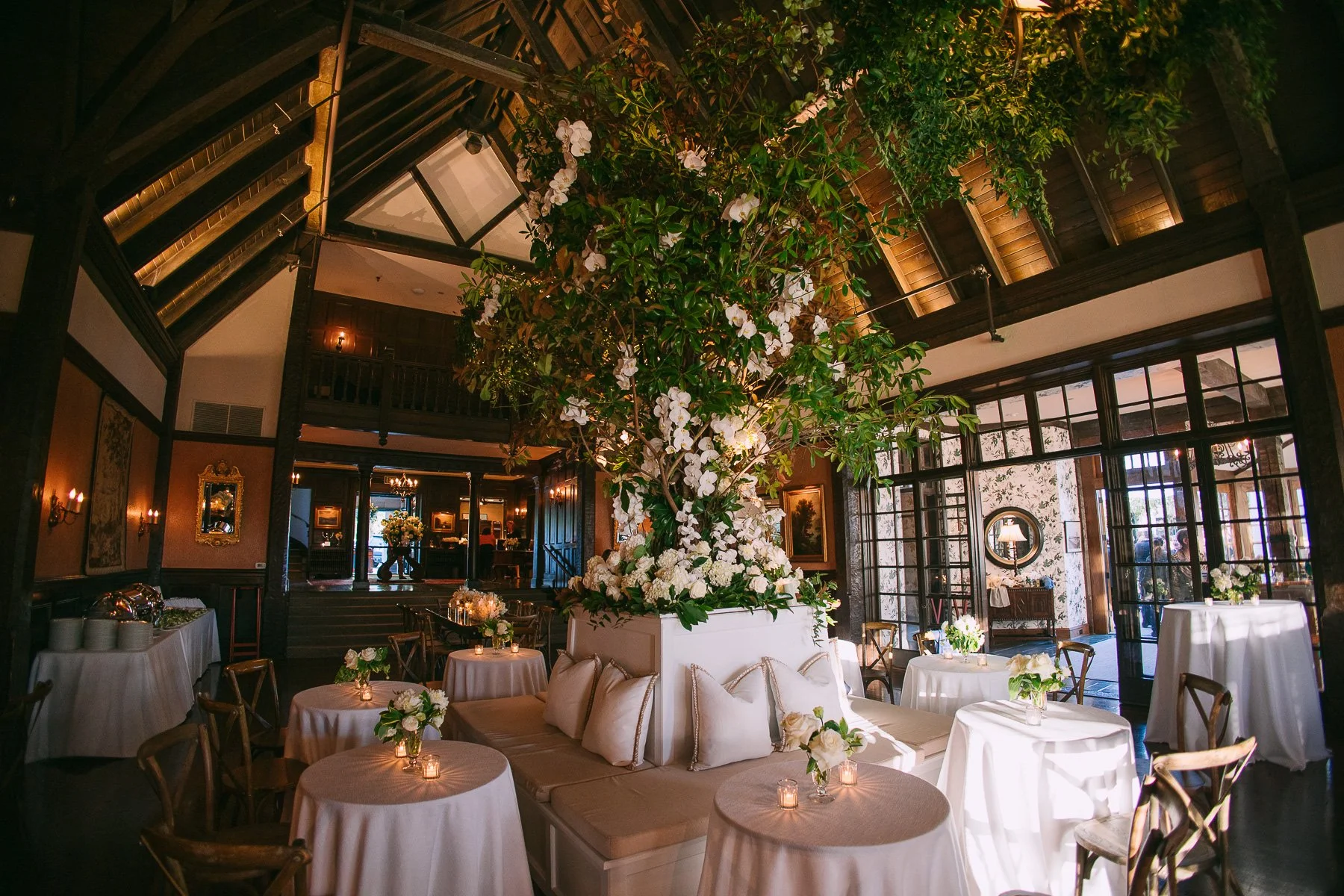 Luxury floral at Biltmore Forest Country Club wedding