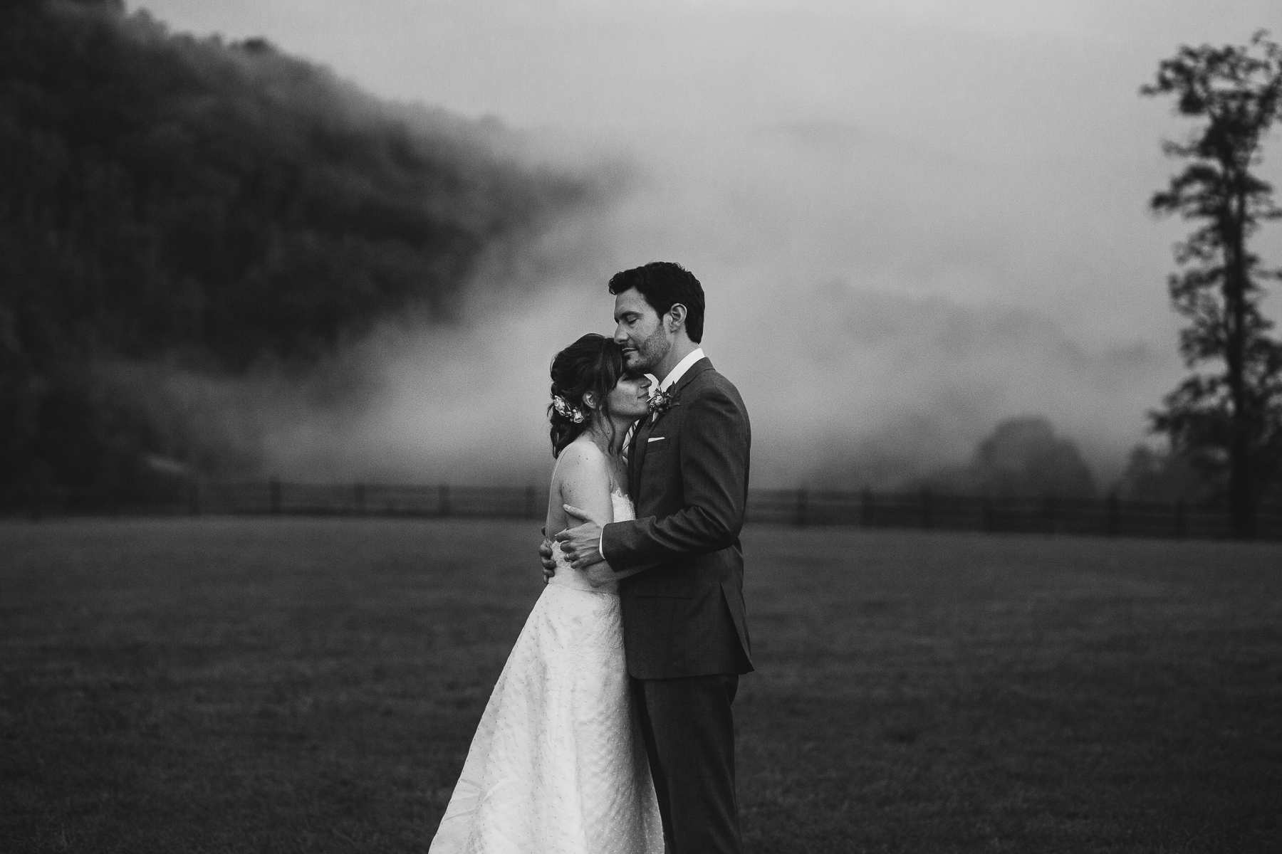 Claxton Farm wedding couple