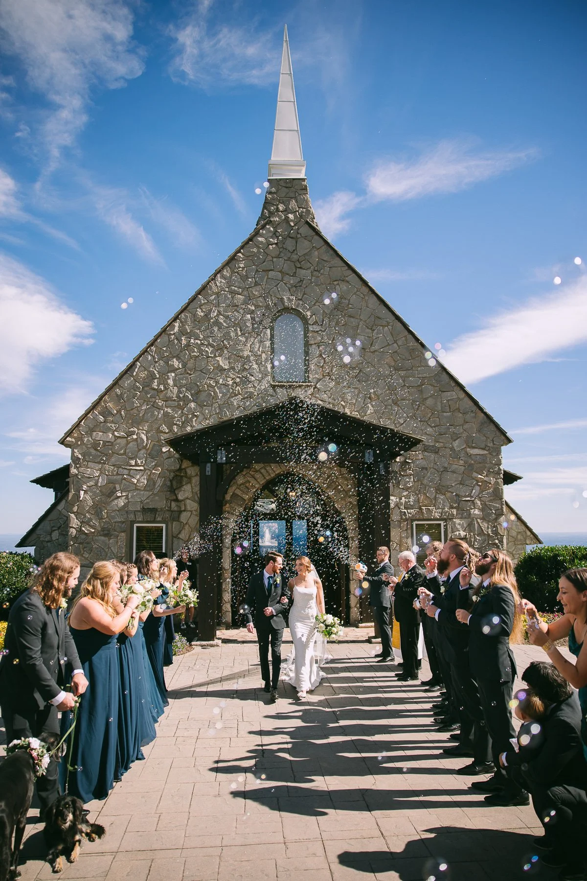 Cliffs at Glassy Chapel Wedding in South Carolina