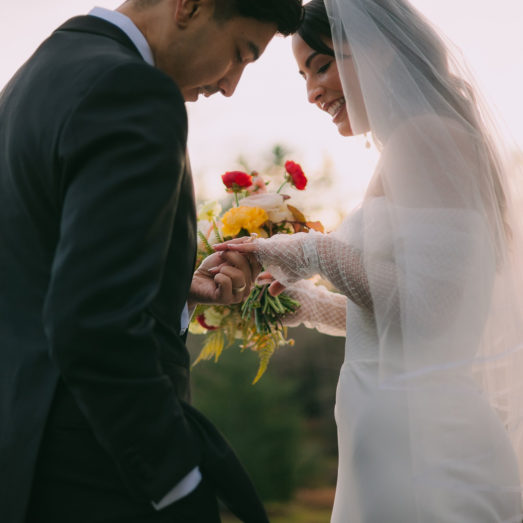Bride and Groom in Highlands wedding