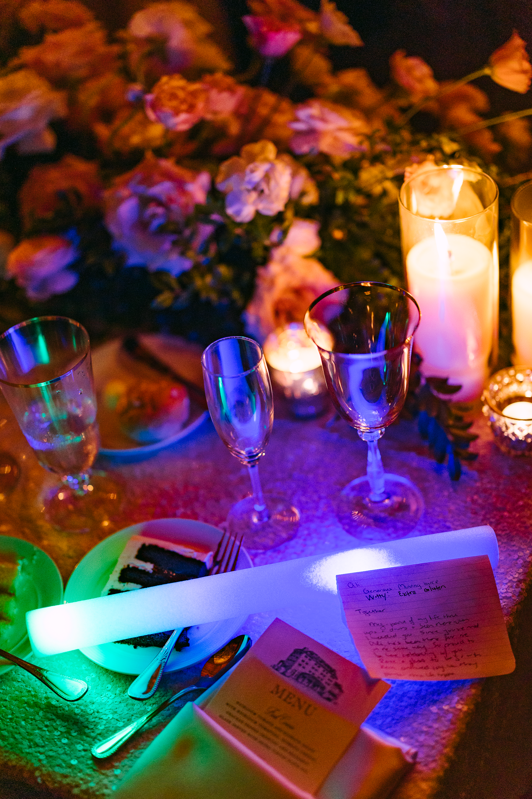 Omni Grove Park Inn wedding reception detail