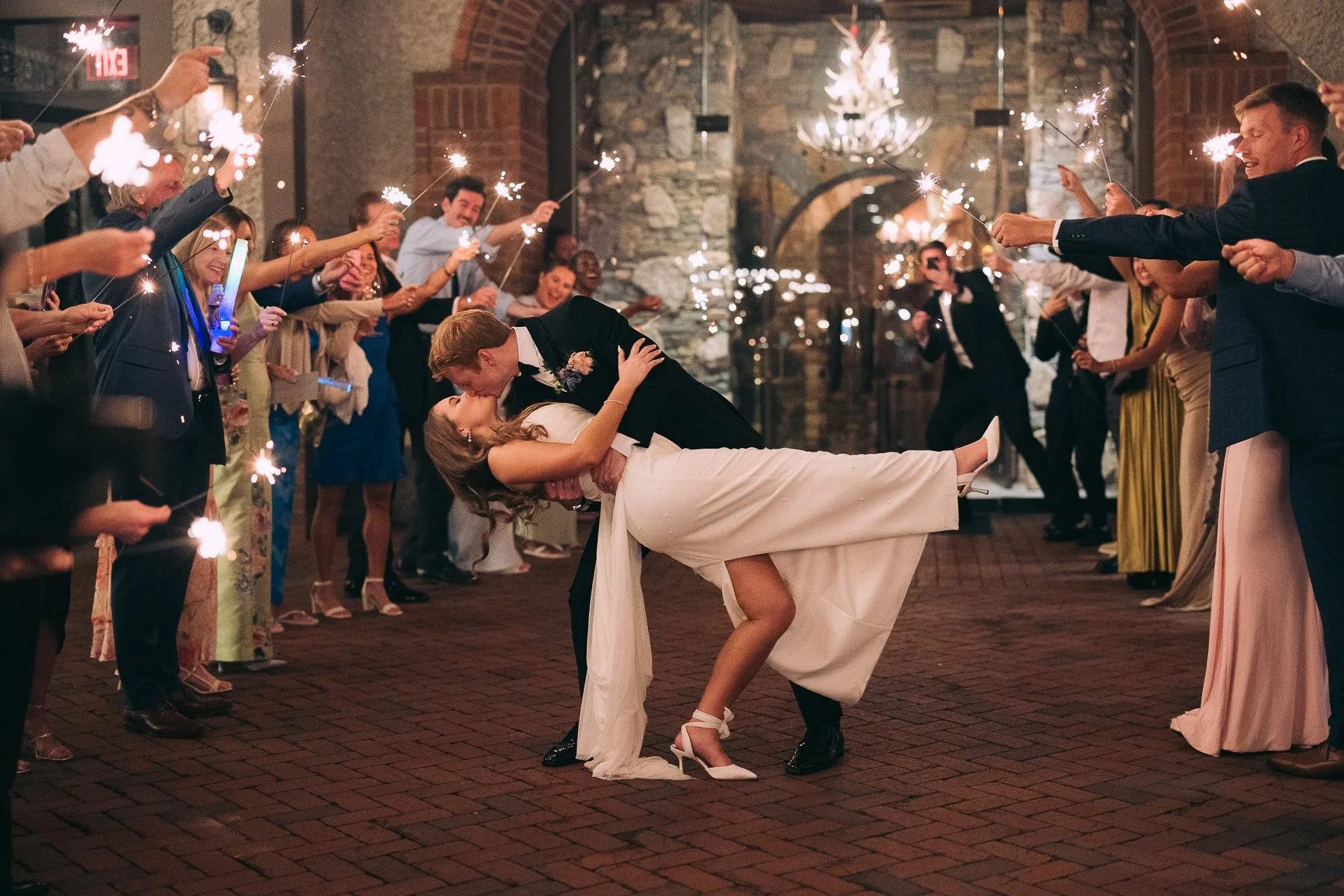 Sparkler exit at The Grand Bohemian