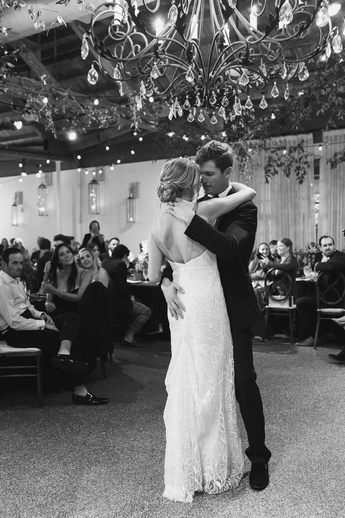 First wedding dance at The Venue in Asheville