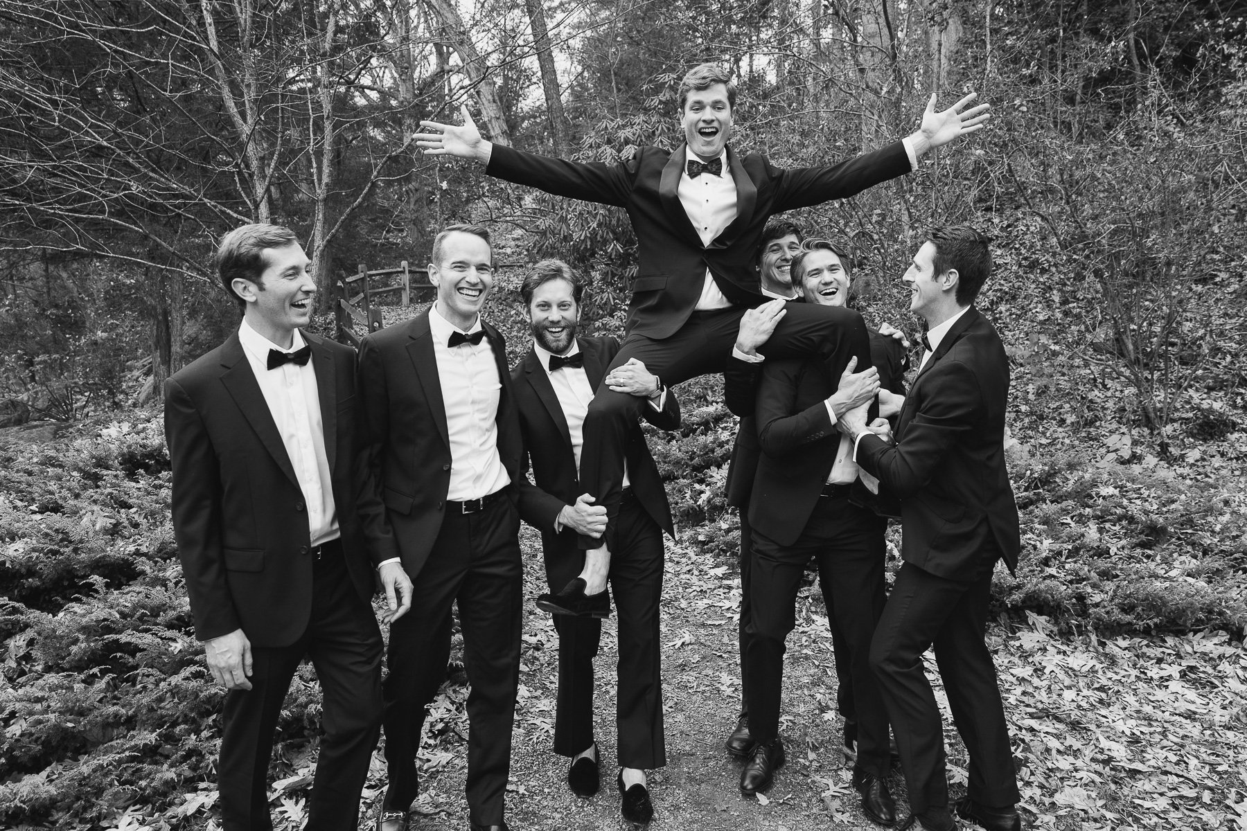 Groomsmen in Asheville
