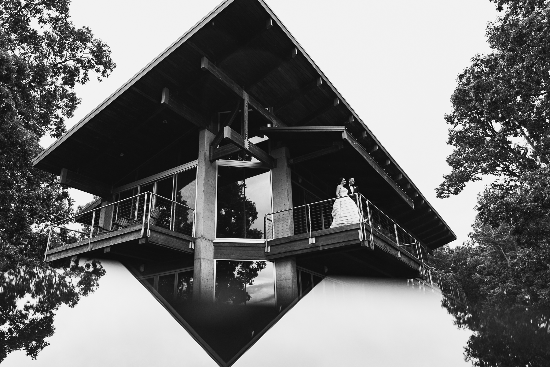 Wedding portrait of luxury wedding in Asheville