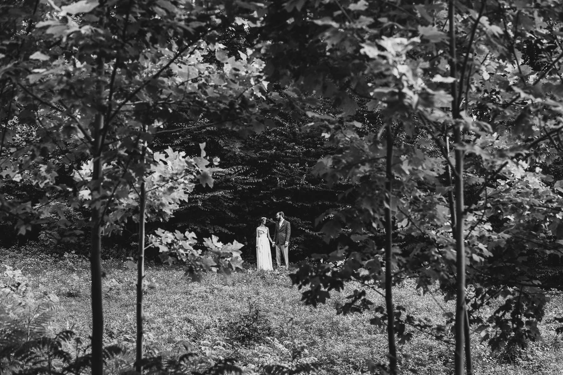 Elopement in mountains near Asheville