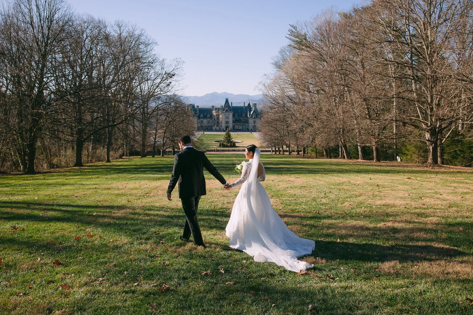 Winter Biltmore Estate micro wedding