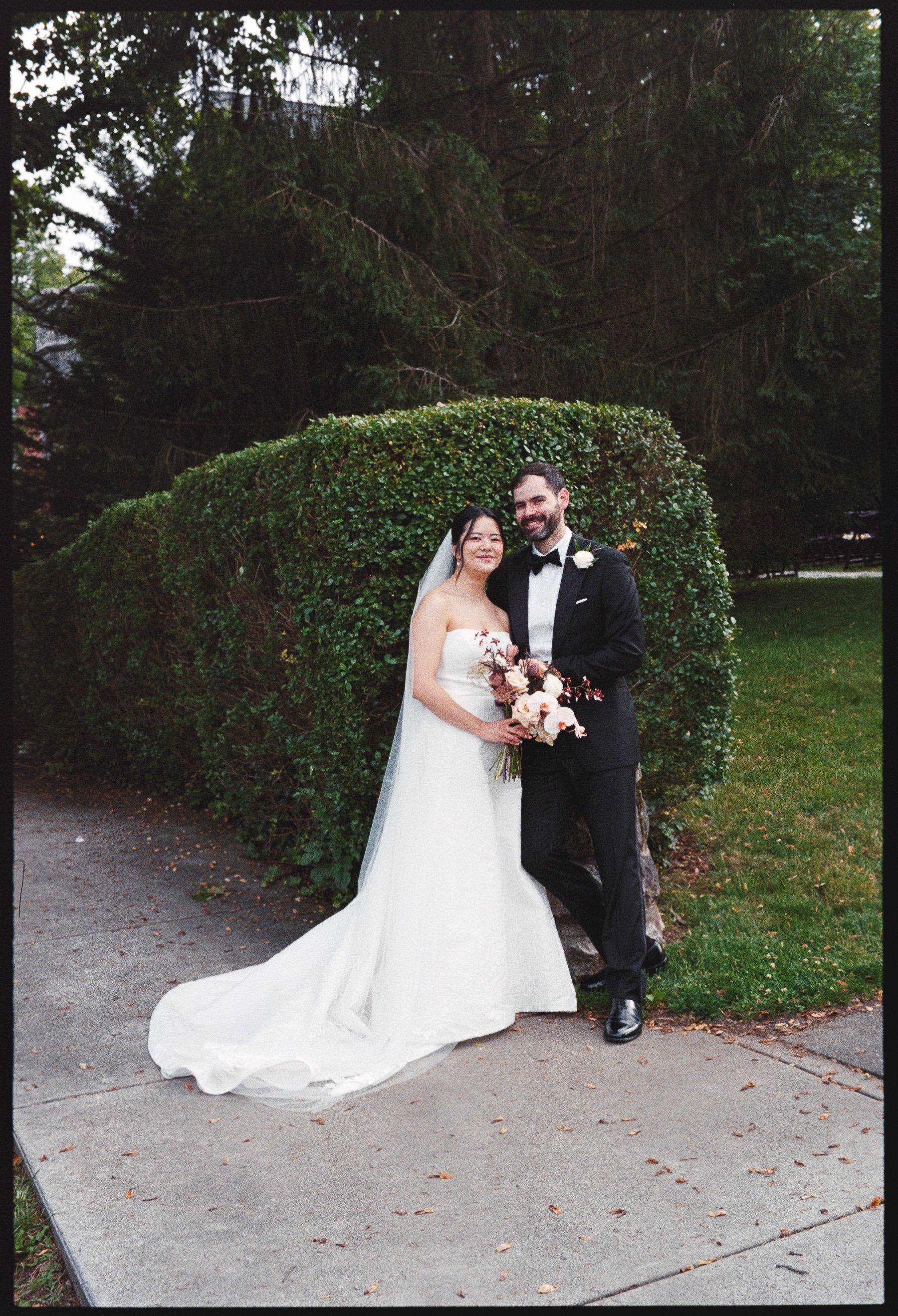 Micro wedding on film in Asheville